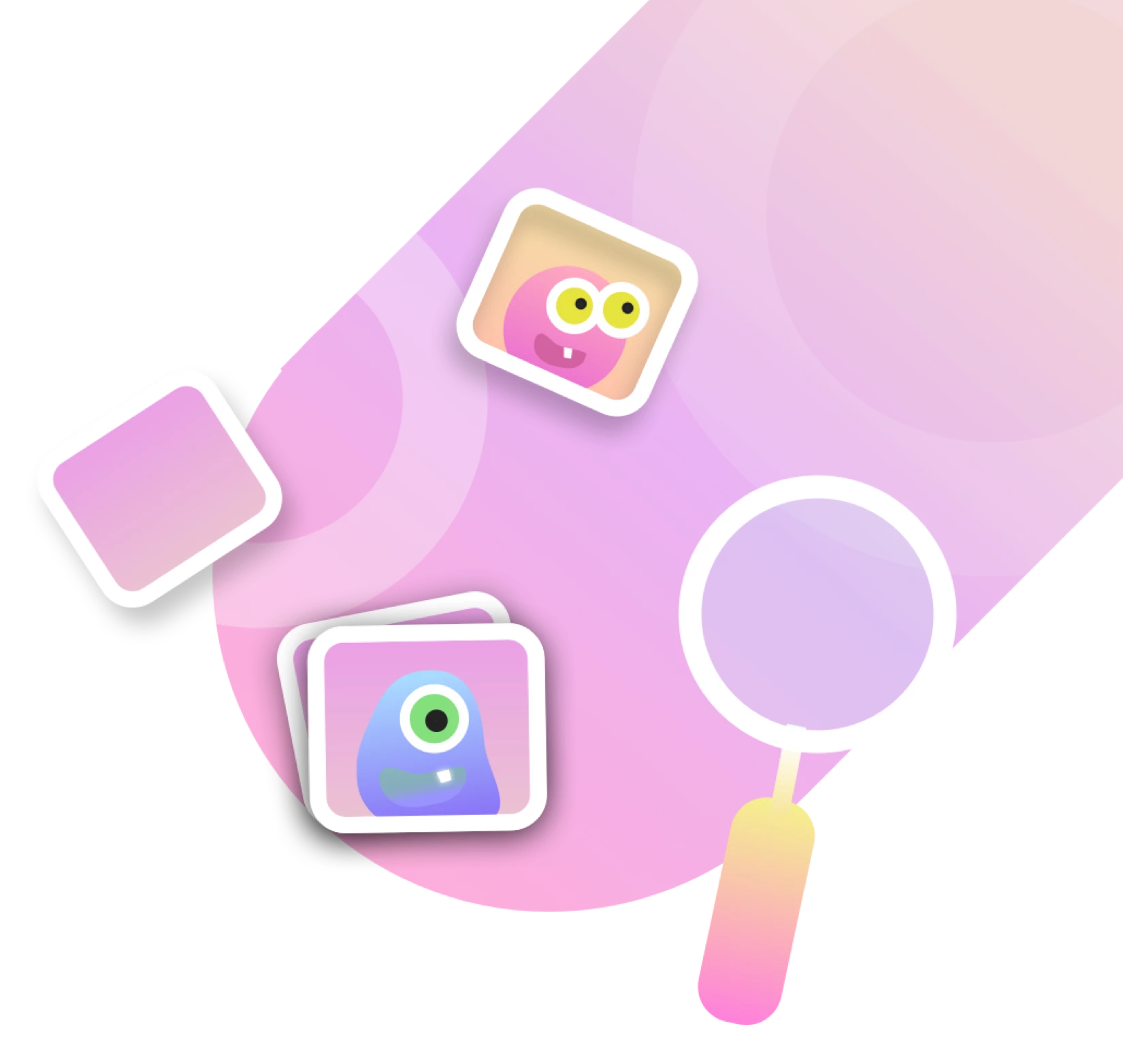 Background decoration top right